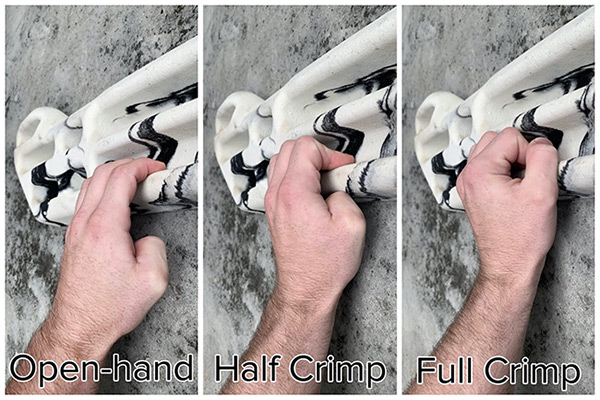 rock climbing grips