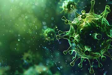 covid-19 virus molecule